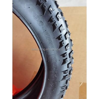 20"X4.0" Studded Fat Bike Tyre Snow Bike For Electric Bicycle In Winter Riding