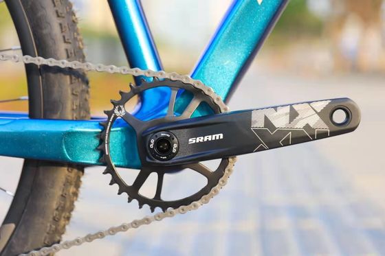 Affordable 11 Speed Mountain Bike with Fork Suspension and Hard Frame Non-rear Damper