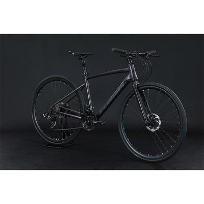 700*35C Tire Flat Bar Adventure Bike with Ordinary Pedal and Aluminum Fork Material