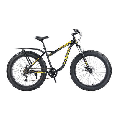 Men'S Steel Frame Fat Bike 26" X 4.0" Shimano 7s Strong Carrier With Customized Logo