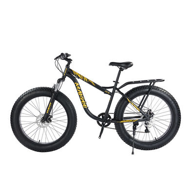 Men'S Steel Frame Fat Bike 26" X 4.0" Shimano 7s Strong Carrier With Customized Logo