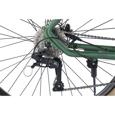 30.5 inches Mountain Bicycle Aluminum Alloy Frame 18 Speed Gears Mechanical Disc Brake Set