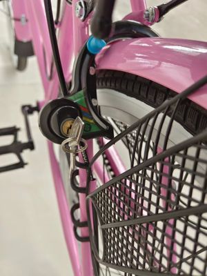 24 inches City bicycle single speed city bike Disc brake with dynamo light