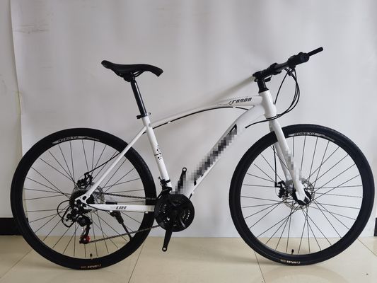 700C Hi-Ten Steel Commuter Bike Affordable 700C Road Bike 700C Flat Bar Road Bike 21-Speed Men’s/Women’s Road Bike